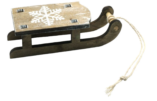 [TT 30357] Luge en bois à suspendre