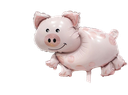 Ballon en aluminium Cochon