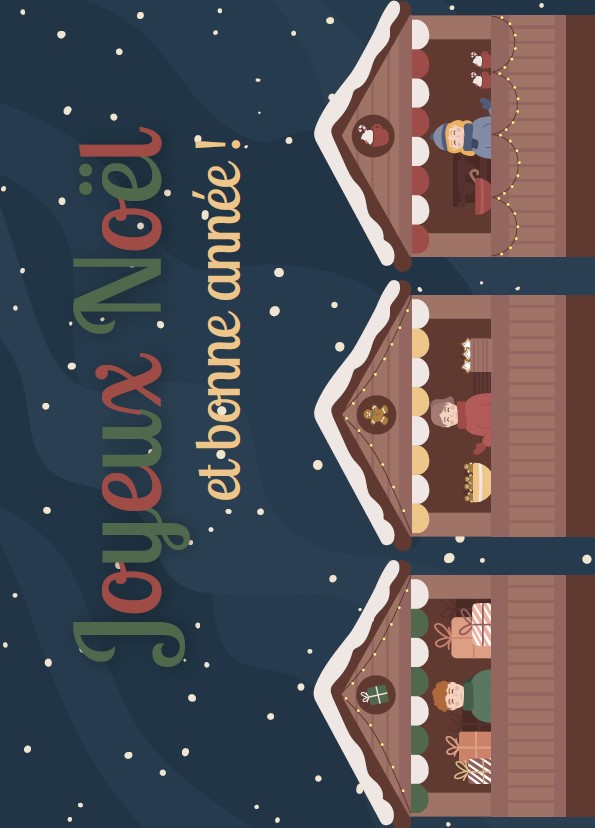 [#A6-MV 5015] Carte Joyeux Noël (copy)