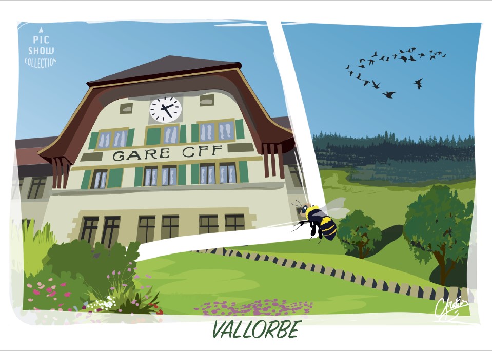 [CP VD120] Postcards Vallorbe