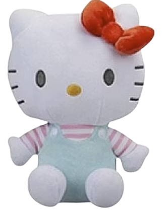 [MS 464150.500] Peluche Hello Kitty vert ~23cm