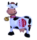 Magnet Kuh mit Glocke gold "Valais"