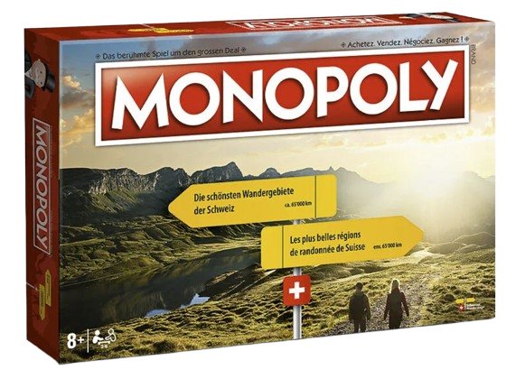 Monopoly Die schönsten Wandergebiete der Schweiz