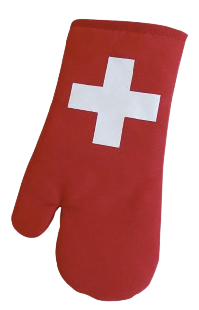 [CR 5982] Gant barbecue "croix suisse"