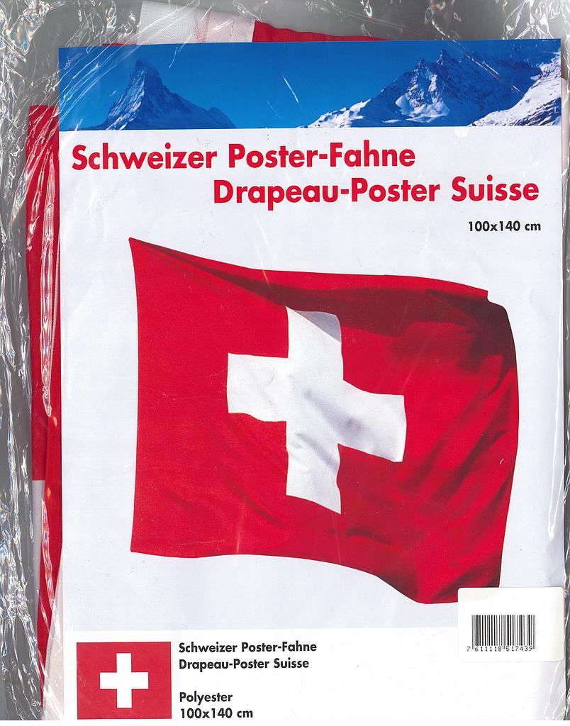 [PF006] Schweizer Poster-Fahne 100x140 cm