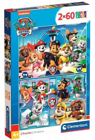 Puzzle 2x60 pcs Pat'Patrouille
