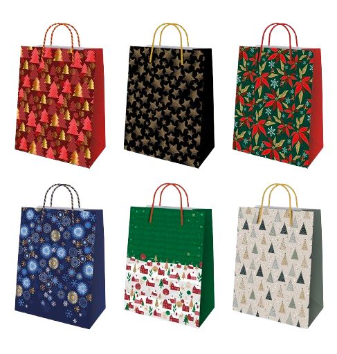 Sacs-cadeaux XL Fr. 4.90/pce (x10=UV) Noël