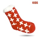 Chaussettes enfant croix suisse (taille 22-26)