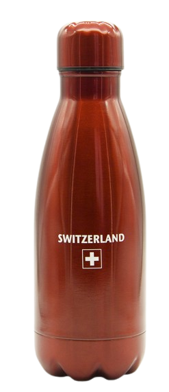[CR 1082] Isotherme Trinkflasche "Switzerland" 350ml