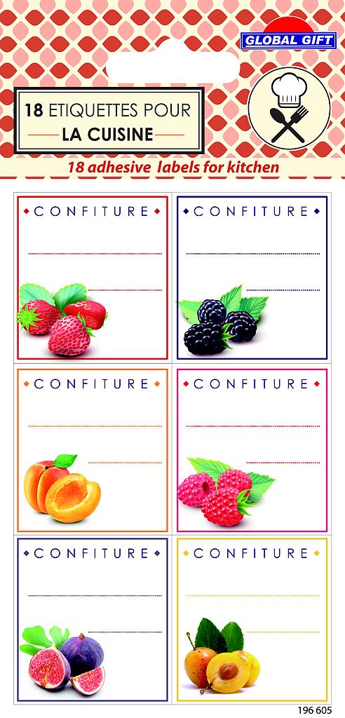 [ST 196605] Etiquettes confiture