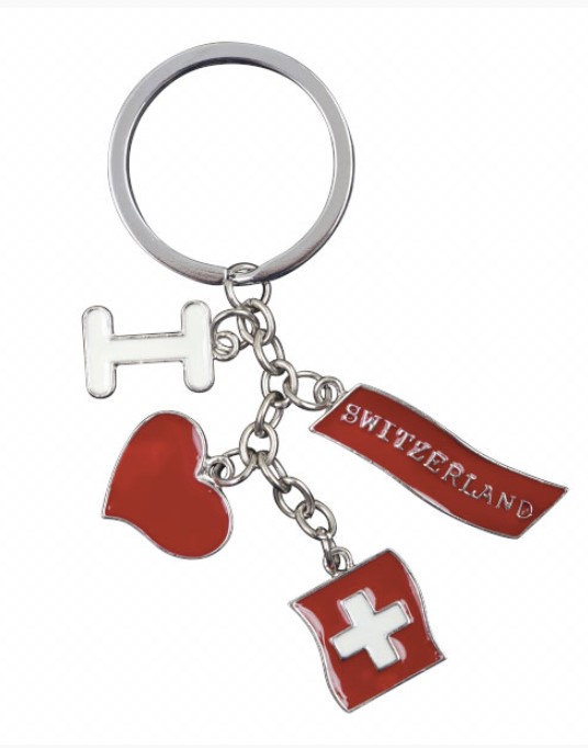 [MS PP01-90000] Porte-clés "I love Switzerland"