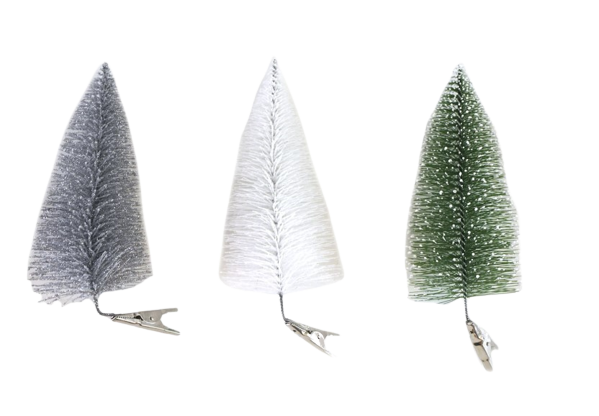 Trio sapin à clipper (PVC 1.-/pce ACTION)