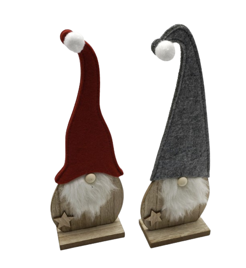 Duo de gnome en bois (14.90/pce)