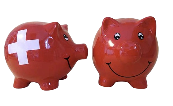 [CR 1001] Sparschwein "Schweizer Kreuz"