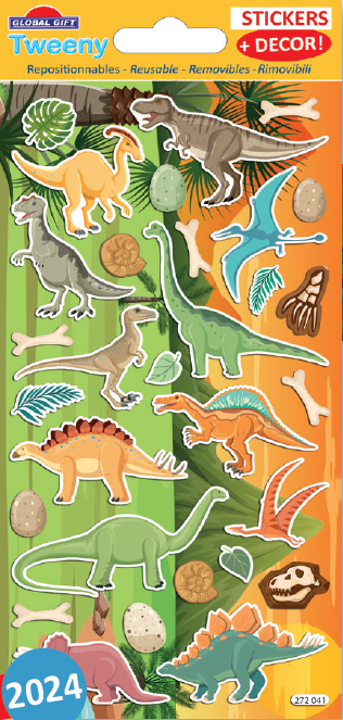 Aufkleber + Dekor Dinosaurier