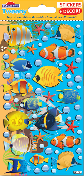 Aufkleber + Dekor Aquarium