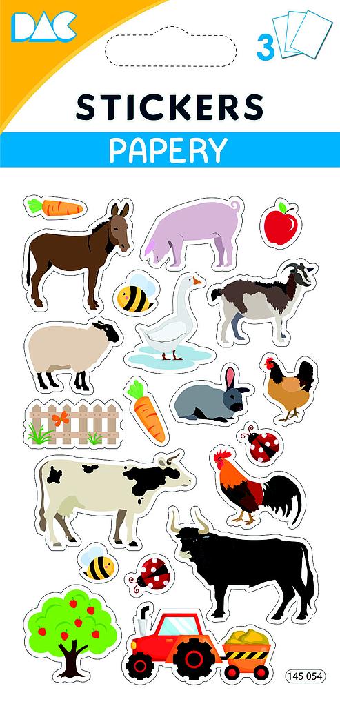 [ST 145054] Autocollants animaux de la ferme