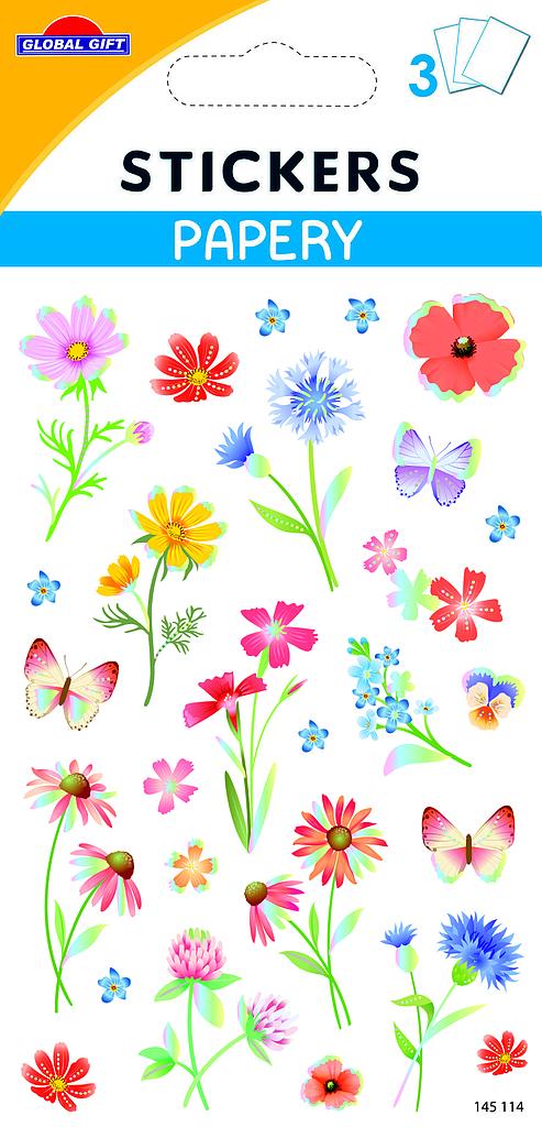[ST 145114] Aufkleber Blumen