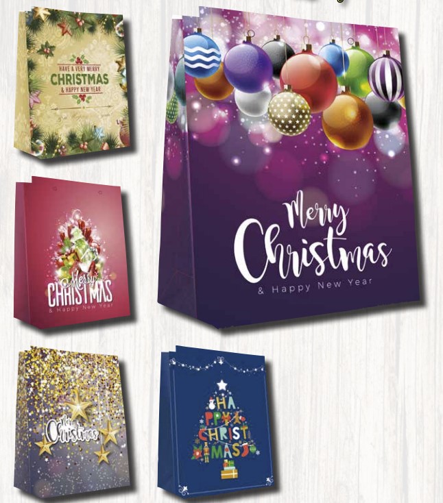 [PG 22-0414-3] Sacs-cadeaux Fr. 3.90/pce x10 (UV) L Noël "Christmas"