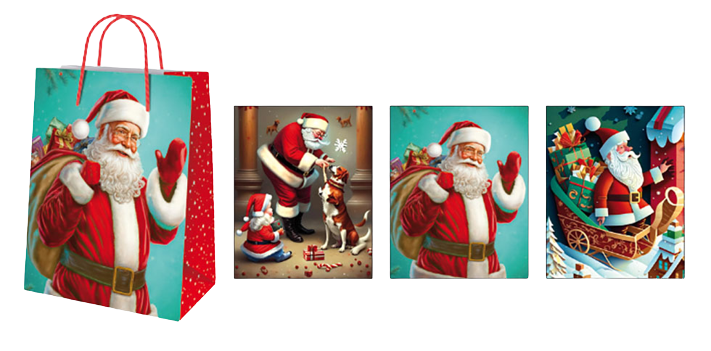 [PG AFSAC5Ew] Sacs-cadeaux L Fr. 3.90/pce (x10=UV) Noël