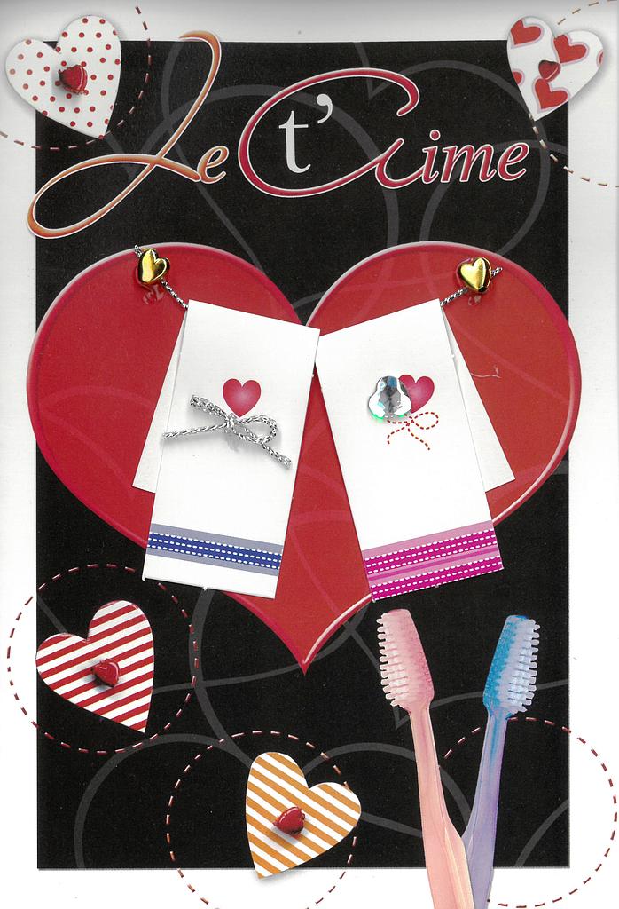 [SV 8401A] Carte Saint-Valentin
