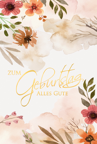 [#GB 4-5374] Karte Geburtstag
