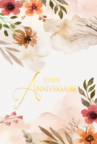 [#HA 4-5374-F] Carte Anniversaire