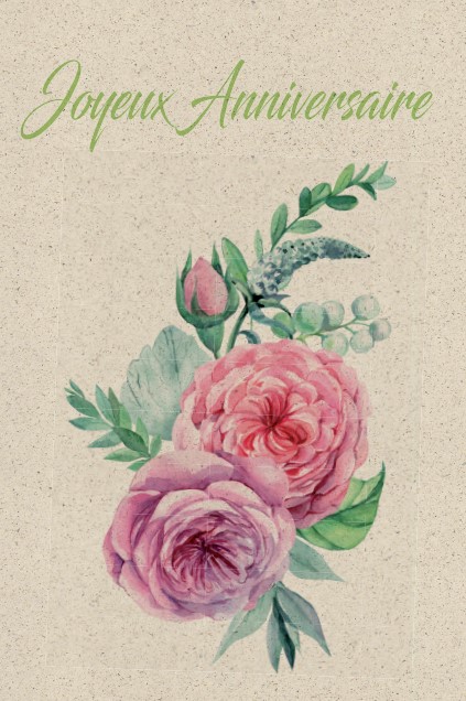 [#HA 4-5543-F] Carte Anniversaire