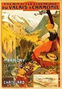 Aimant 1001771 Affiche Martigny-Chamonix