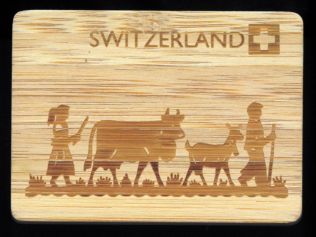 [MG BZ22786841] Aimant bambou "Switzerland"