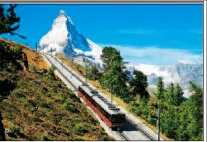 Aimant 1002201 Cervin, train du Gornergrat
