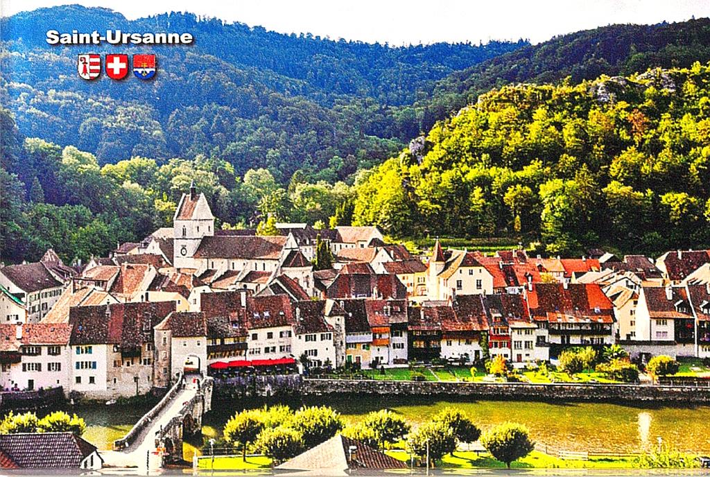 Magnet aus Plexiglas St-Ursanne