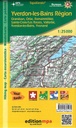 Carte pédestre 1:25'000 (VD) Région Yverdon-les-Bains