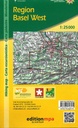 Carte pédestre 1:25'000 Basel West