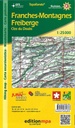 Carte pédestre 1:25'000  Jura Franches-Montagnes