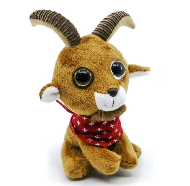 [MS PT1903] Peluche Bouquetin "Big Eyes" ~18cm