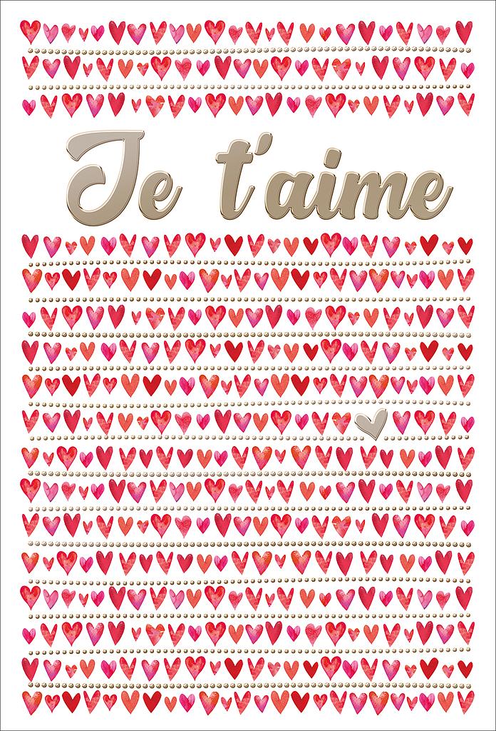 [AM 525330-02] Carte "Je t'aime"