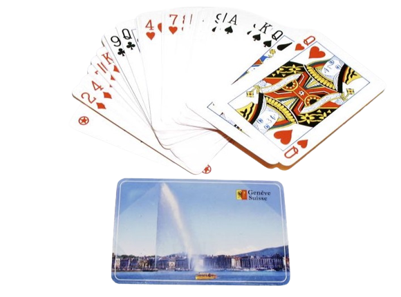 [CR 0036] Jeu de Joker "Genève" (54 cartes, 2 jokers inclus)