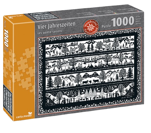 Puzzle 1000 Teile Schweizer Landleben
