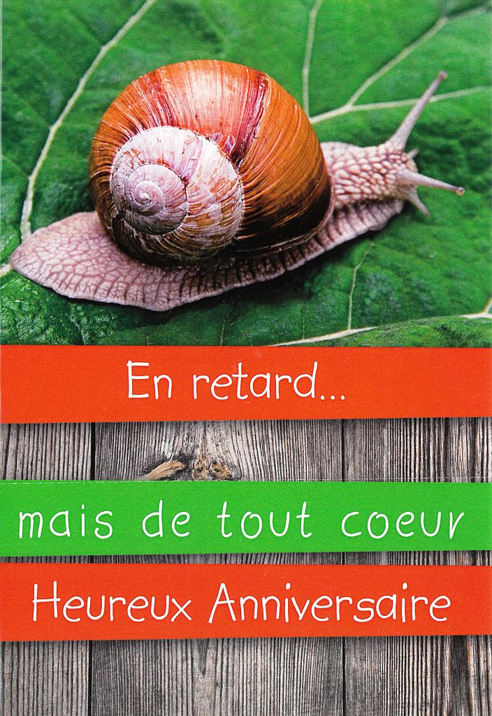 [RD 3-3410] Carte Anniv. en RETARD