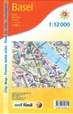 Basel (Bâle), plan de ville OF 1:12'000