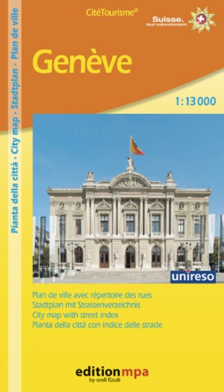 [BZ19028949] Genève, plan de ville mpa 1:13'000