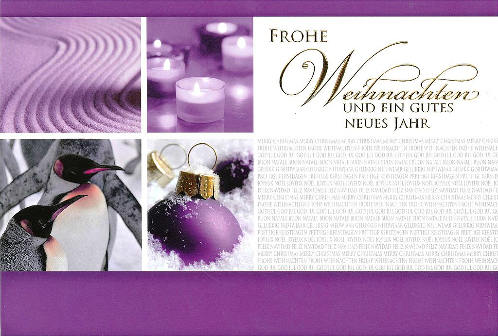 [#FF 98-3792] Karte Frohe Festage