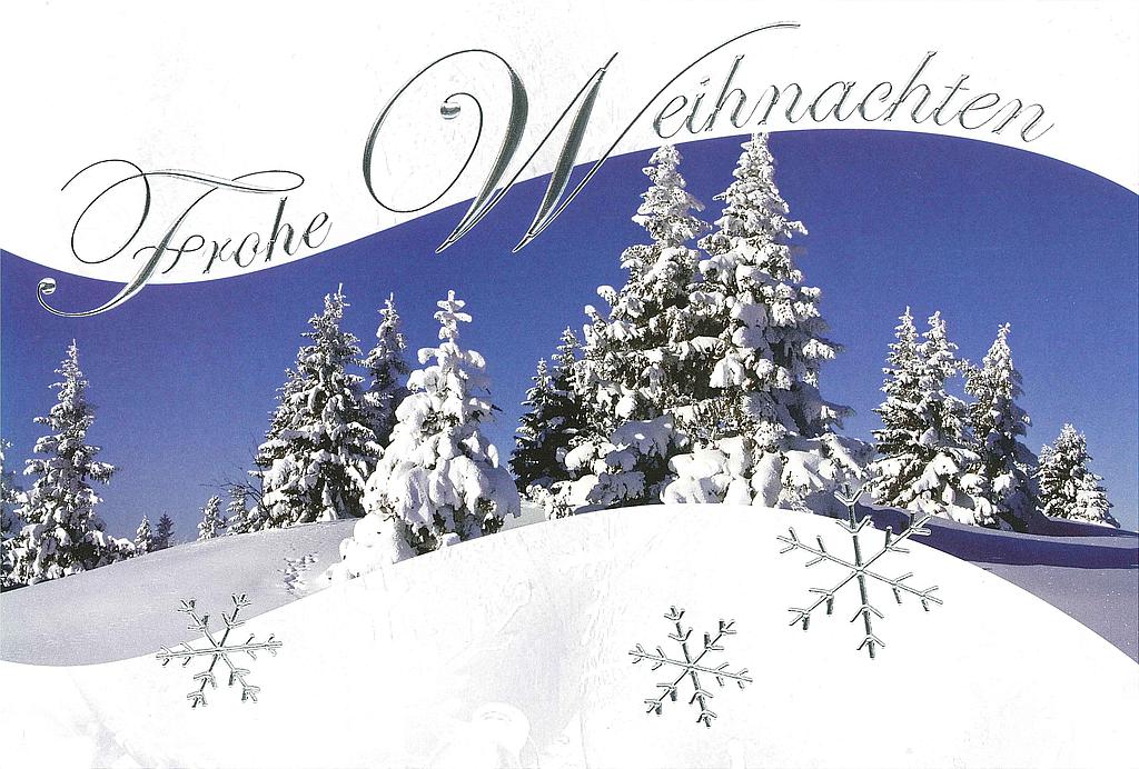 [#FW 98-3727] Karte Frohe Weihnachten