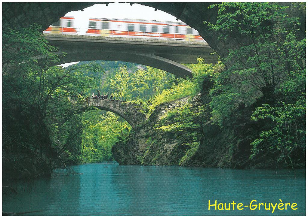 [CP 206003] Postcards 03403 Haute-Gruyère ponts sur l'Hongrin