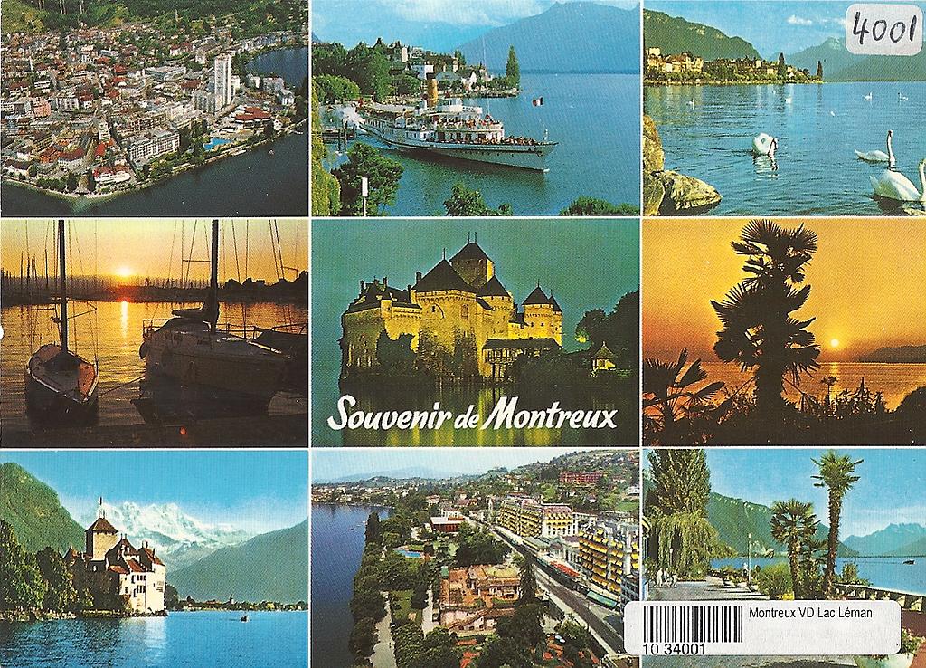 [CP 203539] Postcards 04001 Montreux - Lac Léman