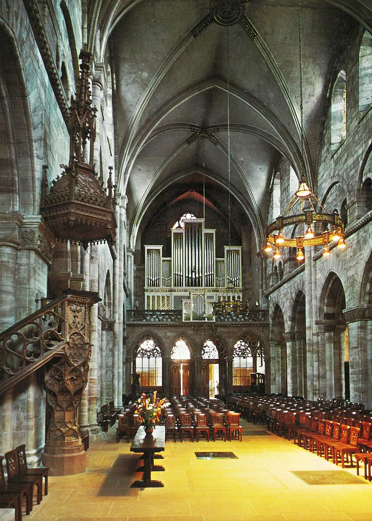 [CP 208261] Postcards 07912 Bâle, intérieur de la Cathédrale