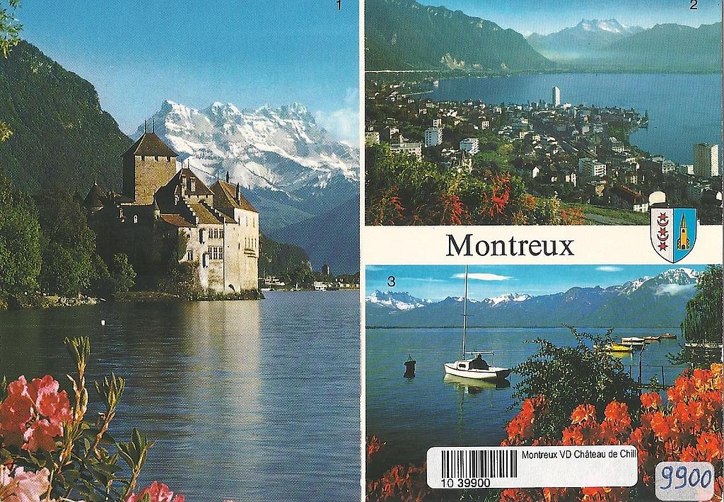 [CP 203603] Postcards 09900 Montreux - Château de Chillon