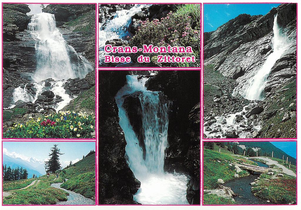 [CP 204923] Postcards 09910 Crans-Montana Bisse du Zittoret
