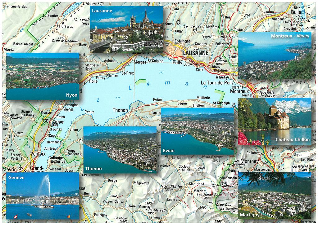[CP 203638] Postcards 10135 Lac Léman